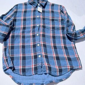 Madewell plaid button-down